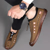 Summer Men’s Soft Leather Sandals – Breathable, Non-Slip & Lightweight Comfort