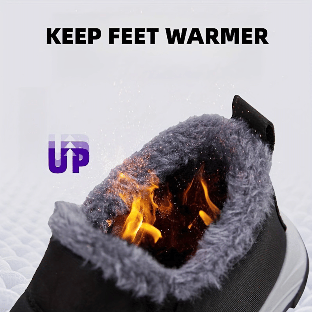 Orthopedic Women's Warm Ankle Booties for Bunion Relief Water-Resistant Winter
