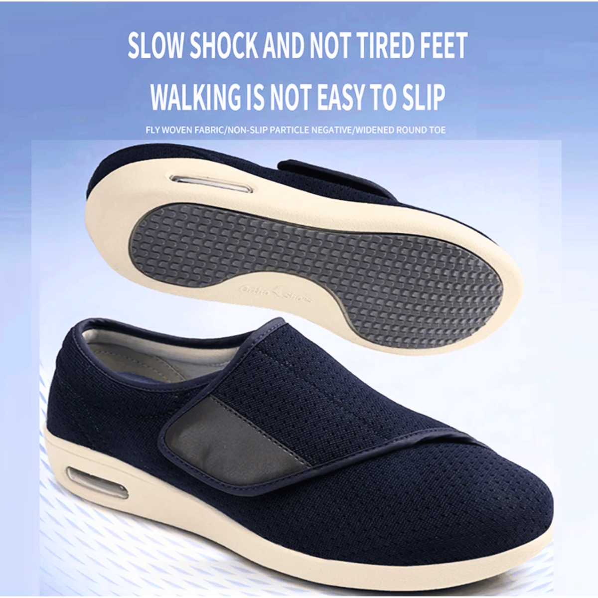 Adjustable Diabetic and Orthopedic Comfort Shoes