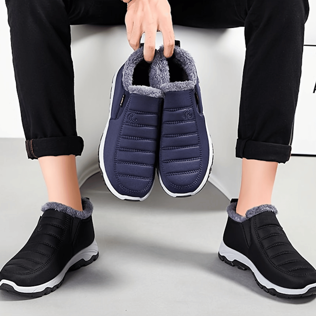 Orthopedic Women's Warm Ankle Booties for Bunion Relief Water-Resistant Winter