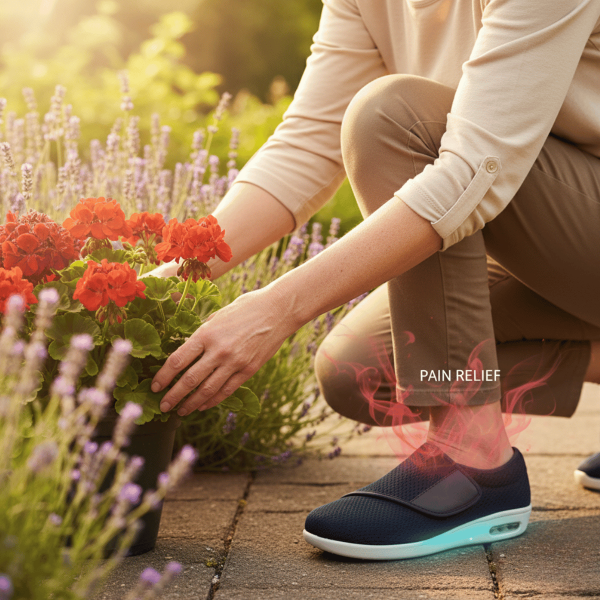 Adjustable Diabetic and Orthopedic Comfort Shoes