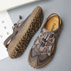 Men’s Breathable Leather Gladiator Sandals – Non-Slip Beach Slippers & Casual Flip Flops