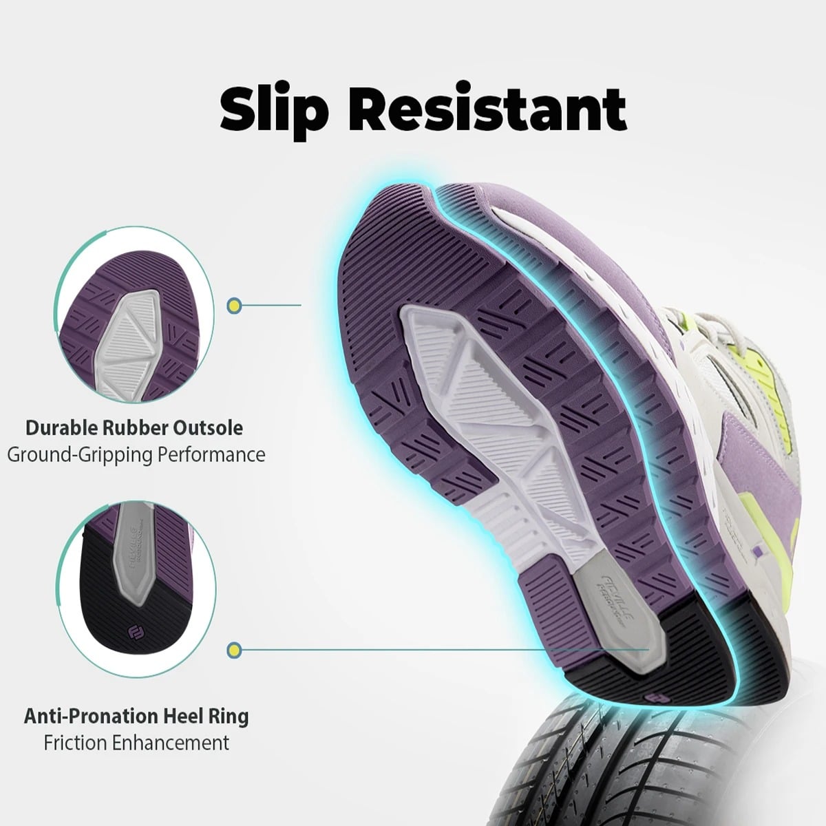 VilyVital™ Extra Wide Orthopedic Walking Shoes – Lightweight Comfort for Foot Pain Relief