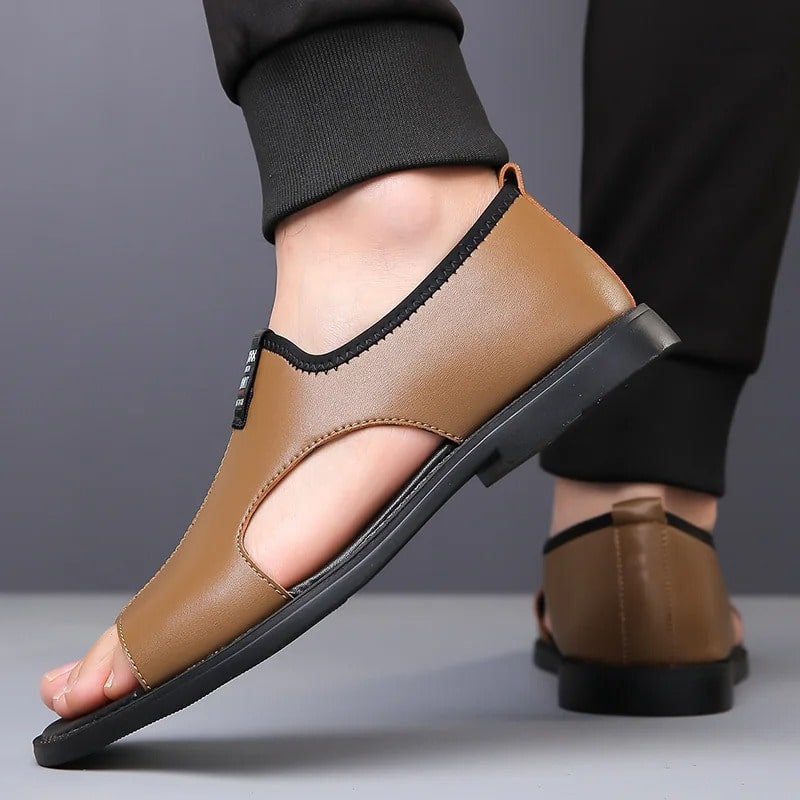 VilyVital™ – Men's Leather Summer Non-Slip Casual Comfortable Sandals