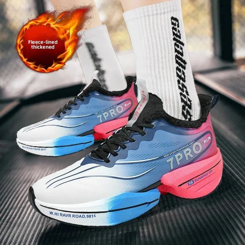 Ultra-Warm Fleece Lined Trainers Men's Winter Running Shoes- VilyVital - VilyVital