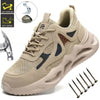 Men’s Lightweight Safety Trainers – Steel Toe Cap Work Shoes with Kevlar Midsole