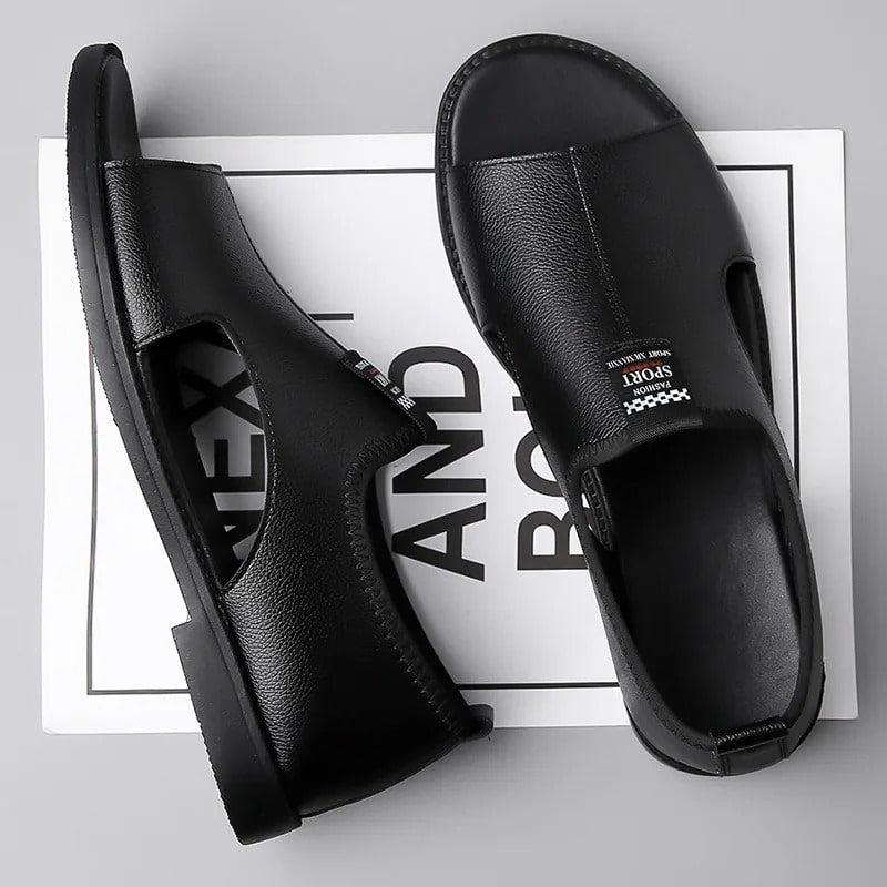 VilyVital™ – Men's Leather Summer Non-Slip Casual Comfortable Sandals