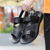 Men's Summer Sandals – Breathable Gladiator-Style Leather Sandals