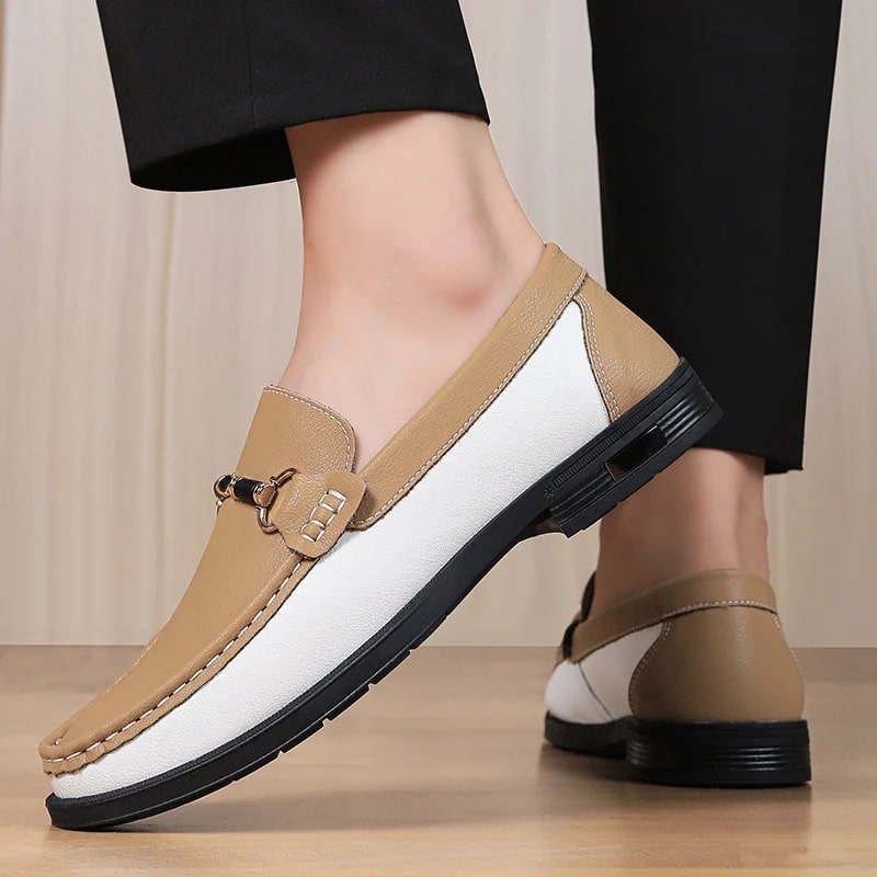 VilyVital™ | Luxury Leather Slip-On Loafers for Men – Elegant Wedding & Business Dress Shoes - VilyVital