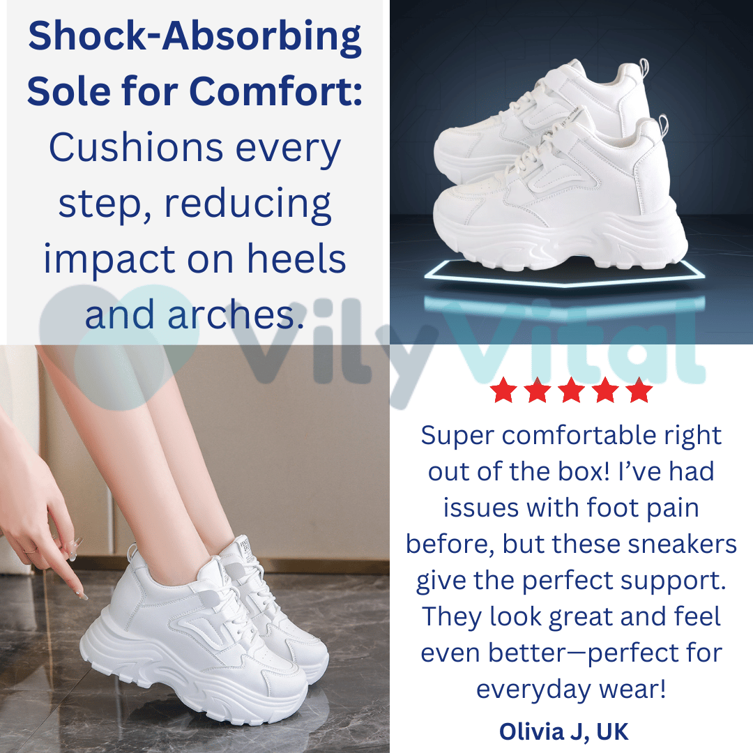 VilyVital Orthopedic Comfortable Lightweight Women Platform Wide