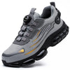 Men’s Breathable Steel Toe Work Shoes – Lightweight Safety Sneakers with Air-Cushioned Sole & Kevlar Midsole