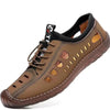 Summer Men’s Soft Leather Sandals – Breathable, Non-Slip & Lightweight Comfort