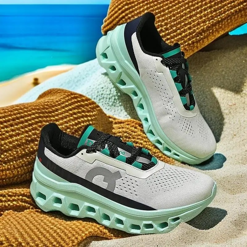 Men’s Lightweight Breathable Running Shoes – Cushioned, Wear‑Resistant Athletic Trainers - VilyVital