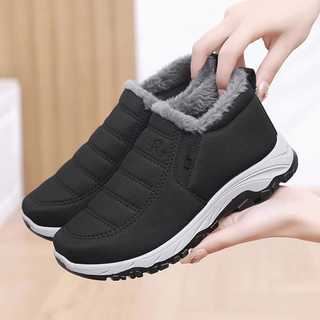 Orthopedic Women's Warm Ankle Booties for Bunion Relief Water-Resistant Winter
