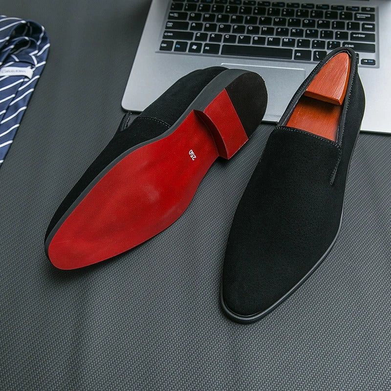VilyVital™ | Men’s Italian Suede Loafers – Luxury Loafers for Business & Casual Wear