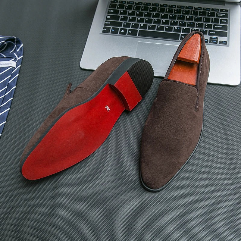 VilyVital™ | Men’s Italian Suede Loafers – Luxury Loafers for Business & Casual Wear