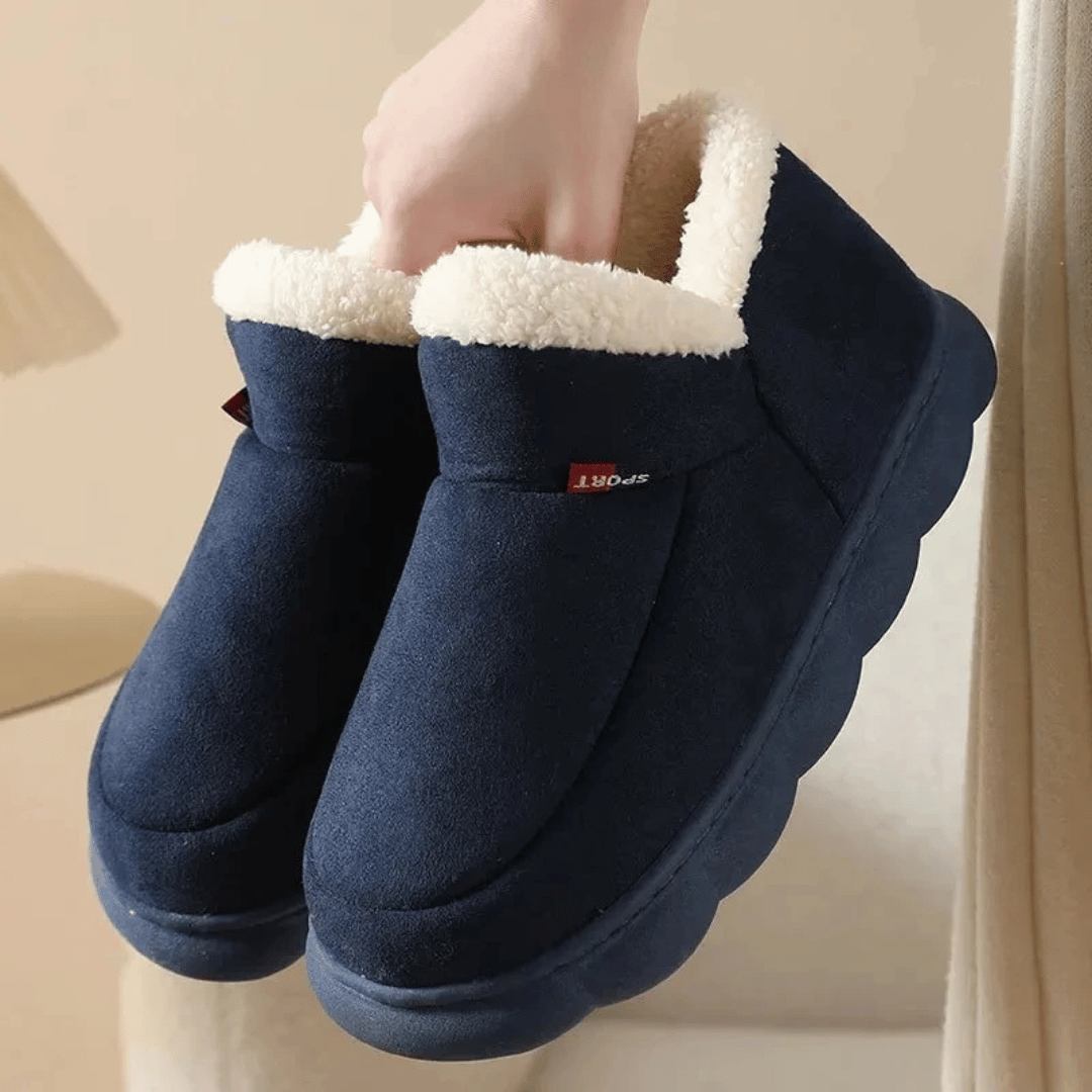 VilyVital™ | Winter Fur Warm Plush Slippers – Stay Cozy Indoors & Outdoors