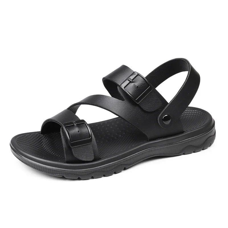 Men's Summer Sandals – Breathable Gladiator-Style Leather Sandals