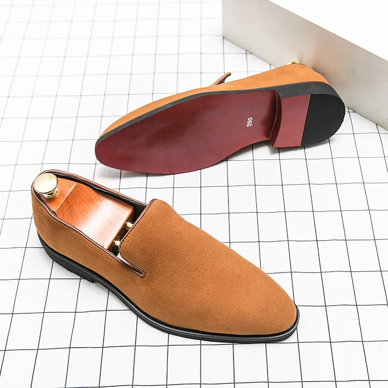 VilyVital™ | Men’s Italian Suede Loafers – Luxury Loafers for Business & Casual Wear