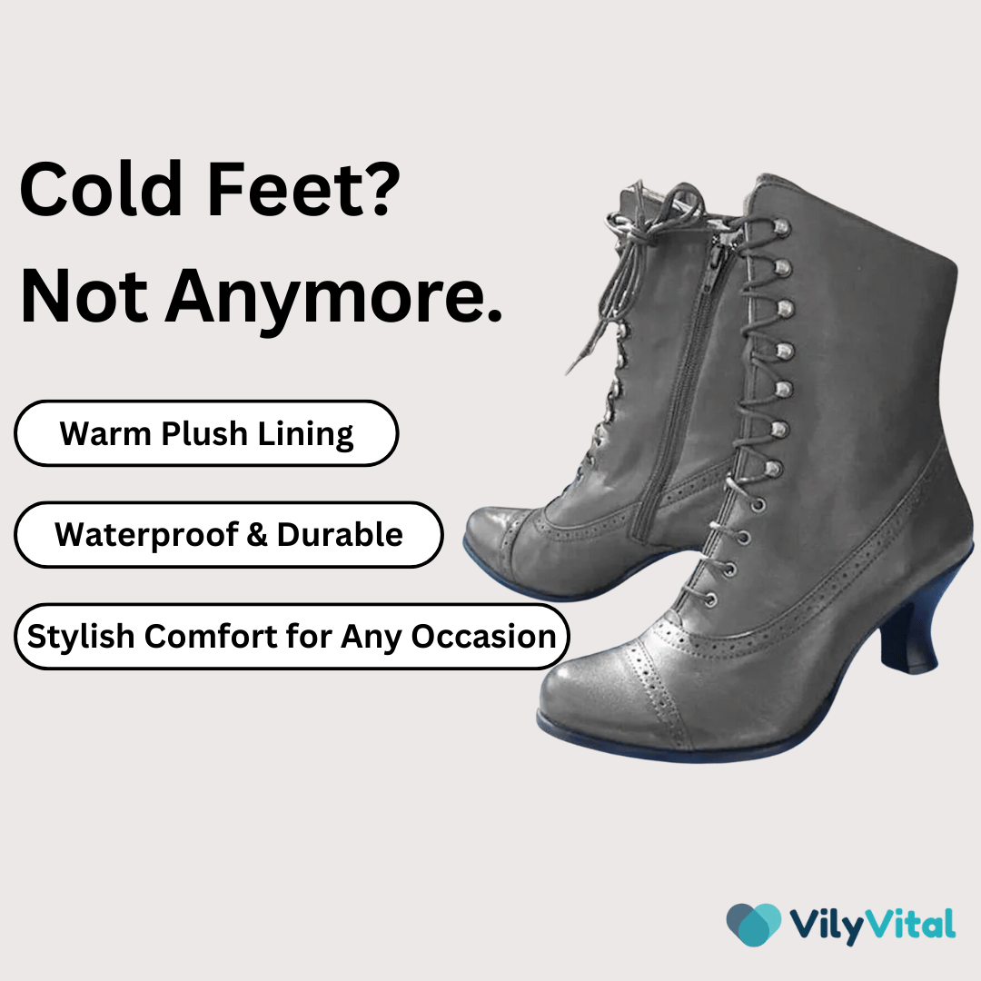 VilyVital™ Stylish & Comfortable Winter Women's High Heels Victorian Boots