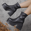 VilyVital™ | Stylish and Comfortable High-Heeled PU Leather Boots