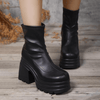 VilyVital™ | Stylish and Comfortable High-Heeled PU Leather Boots