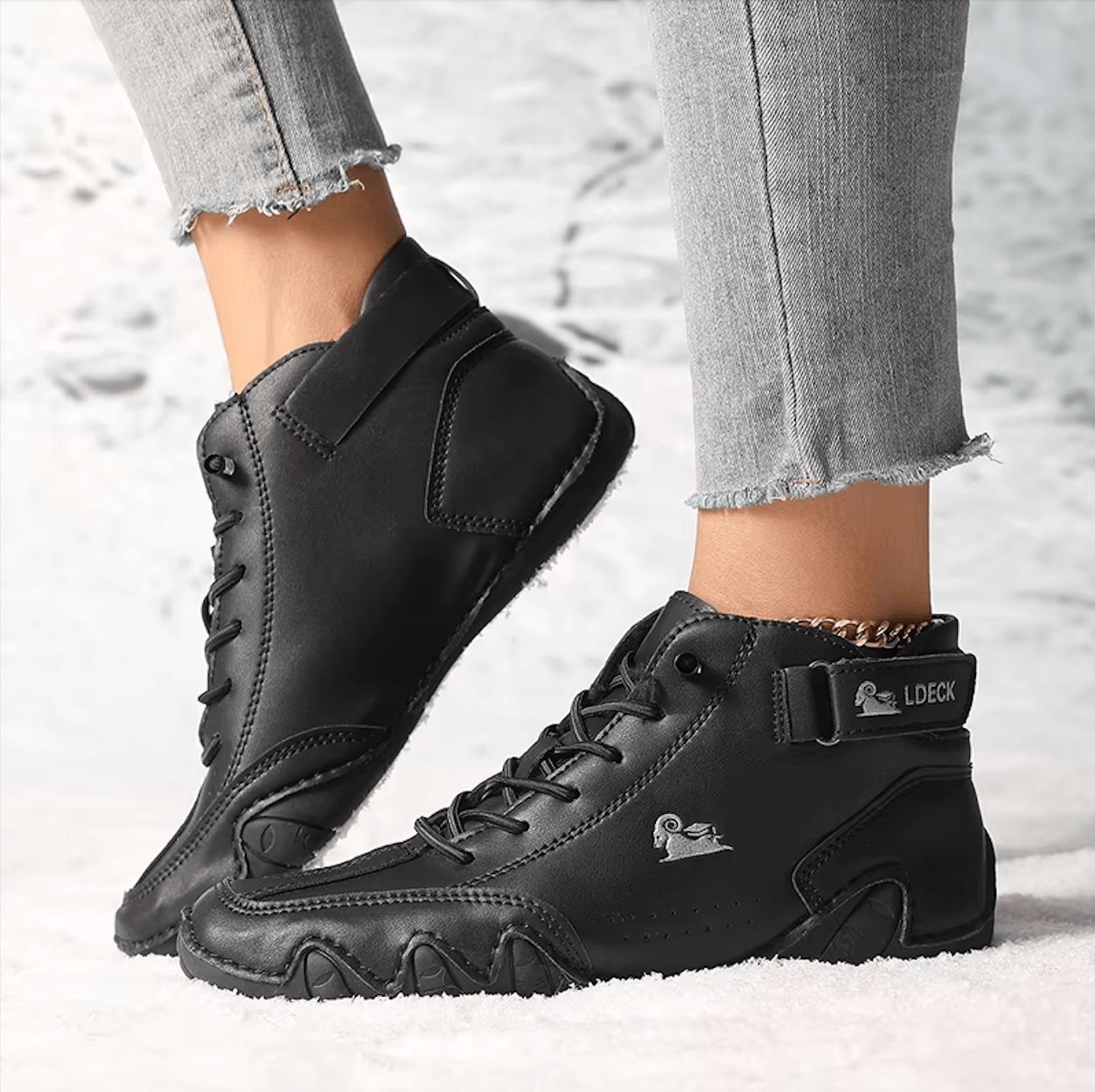 Warm and Stylish Women’s Waterproof Ankle Boots for Winter & Autumn