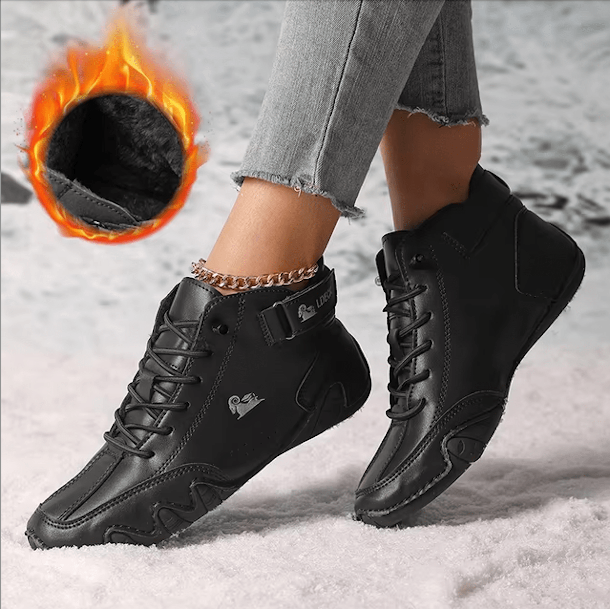 Warm and Stylish Women’s Waterproof Ankle Boots for Winter & Autumn