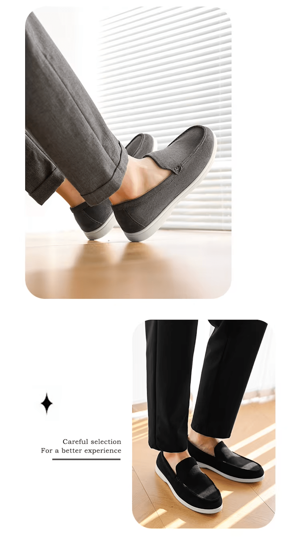 VilyVital™ | Men’s Suede Loafers – Slip-On Casual Shoes, British Style Driving Moccasins, Lightweight & Comfortable Walking Flats - VilyVital