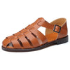 Men’s Fisherman Leather Sandals Roman-Style– Non-Slip Summer Comfort for Outdoor & Casual Wear