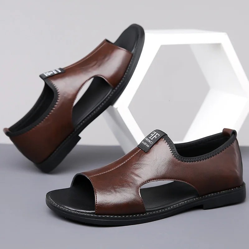 VilyVital™ – Men's Leather Summer Non-Slip Casual Comfortable Sandals
