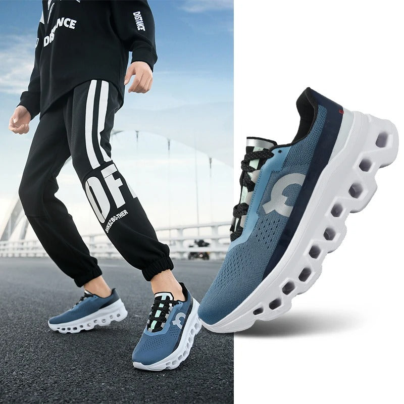 Men’s Lightweight Breathable Running Shoes – Cushioned, Wear‑Resistant Athletic Trainers