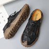 Men’s Breathable Leather Gladiator Sandals – Non-Slip Beach Slippers & Casual Flip Flops
