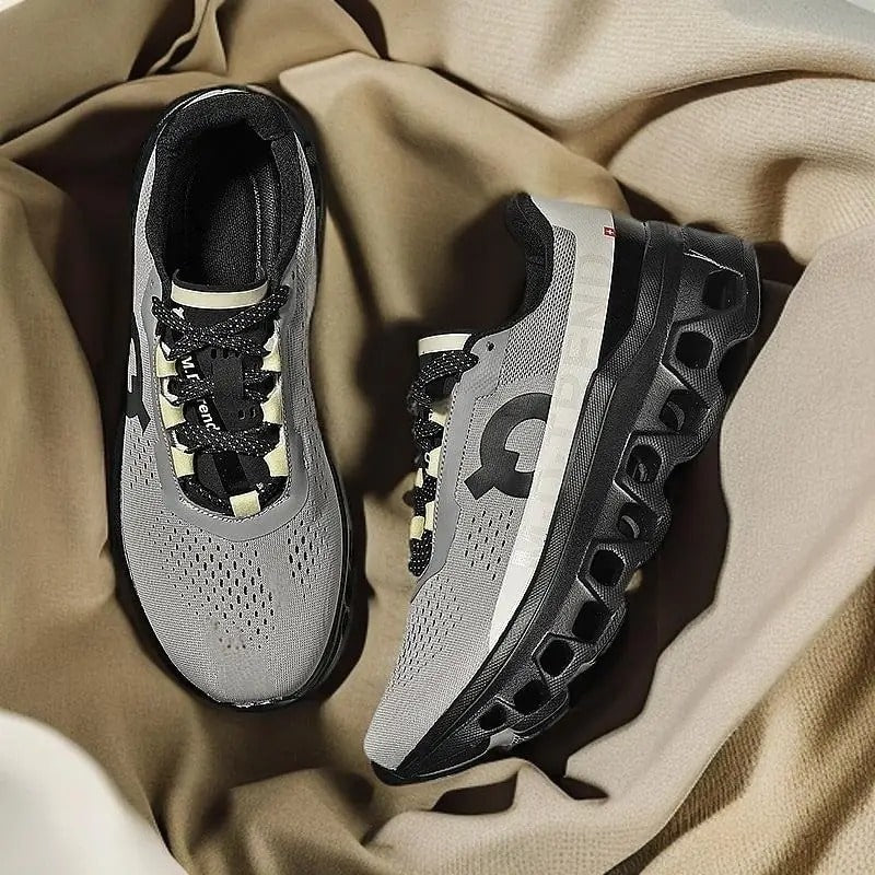 Men’s Lightweight Breathable Running Shoes – Cushioned, Wear‑Resistant Athletic Trainers - VilyVital