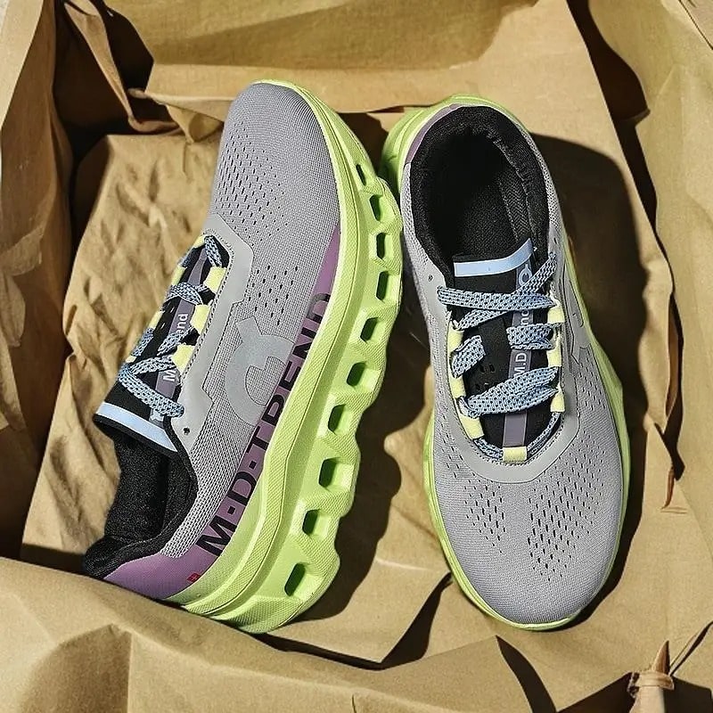 Men’s Lightweight Breathable Running Shoes – Cushioned, Wear‑Resistant Athletic Trainers - VilyVital