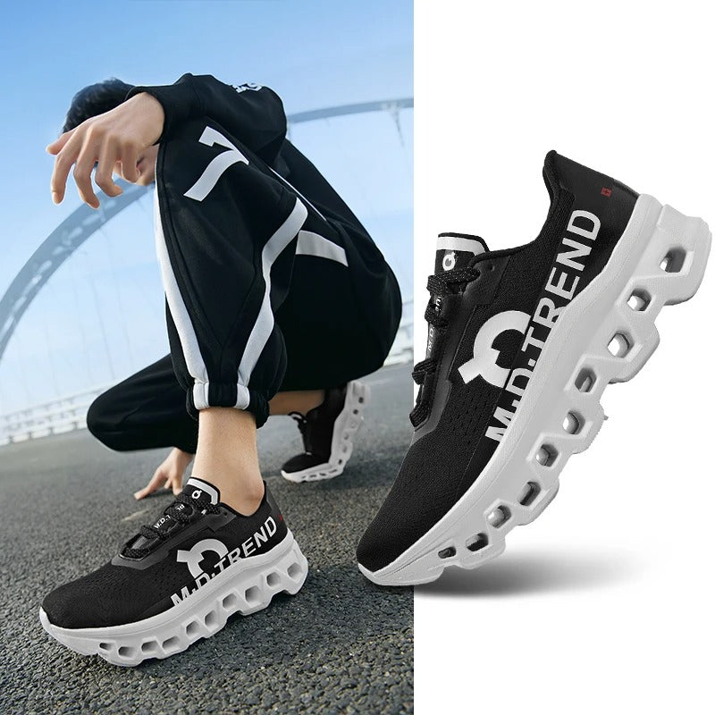 Men’s Lightweight Breathable Running Shoes – Cushioned, Wear‑Resistant Athletic Trainers