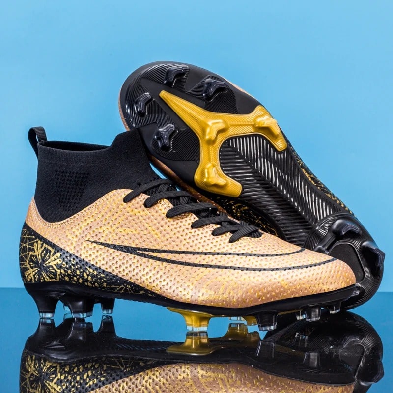 Men’s FG/TF Football Boots for Grass – Lightweight Soccer Cleats with Long Studs